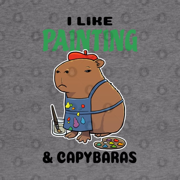 I Like Painting and Capybaras by capydays